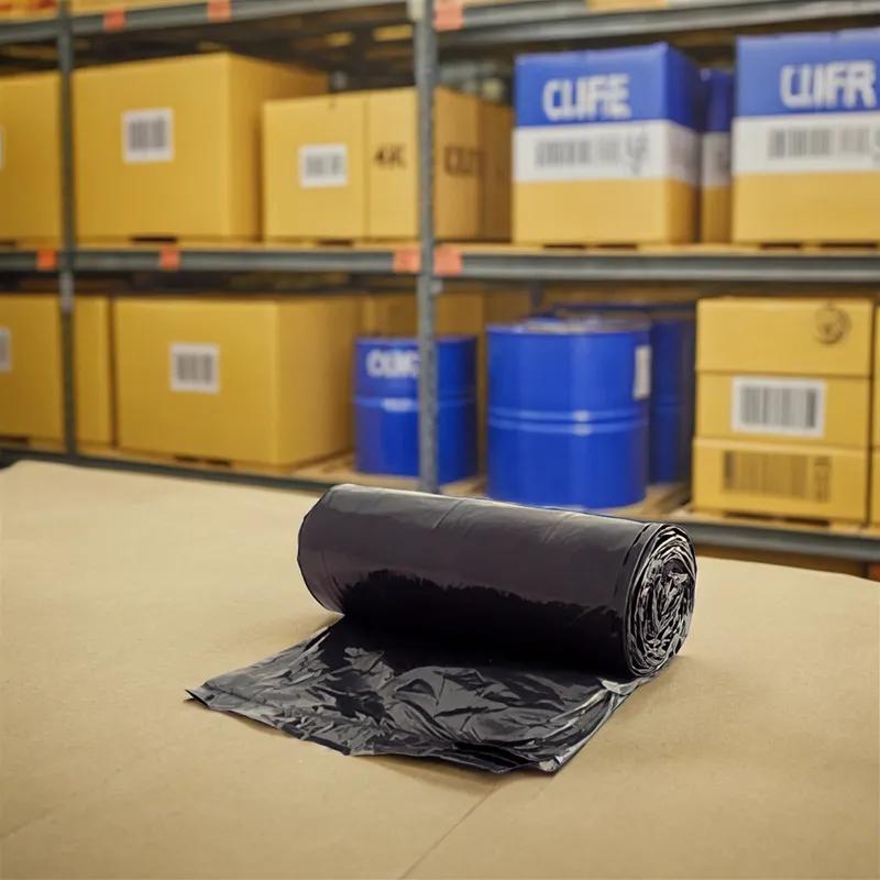 Can Liner 23X17X46 IN Black 1.5MIL 200/Case