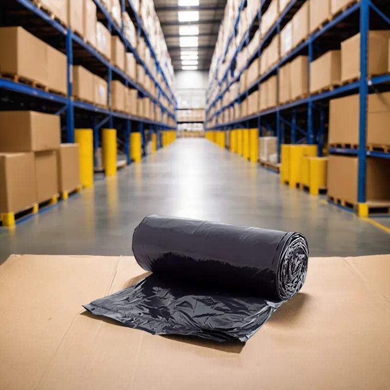 Can Liner 23X17X46 IN Black 1.5MIL 200/Case