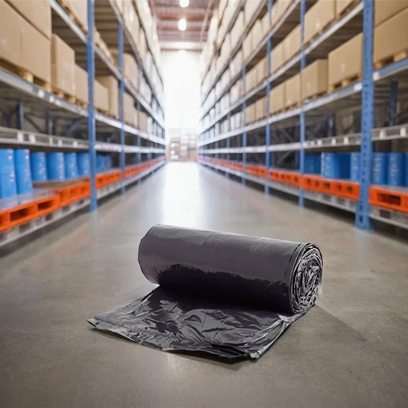 Can Liner 23X17X46 IN Black 1.5MIL 200/Case