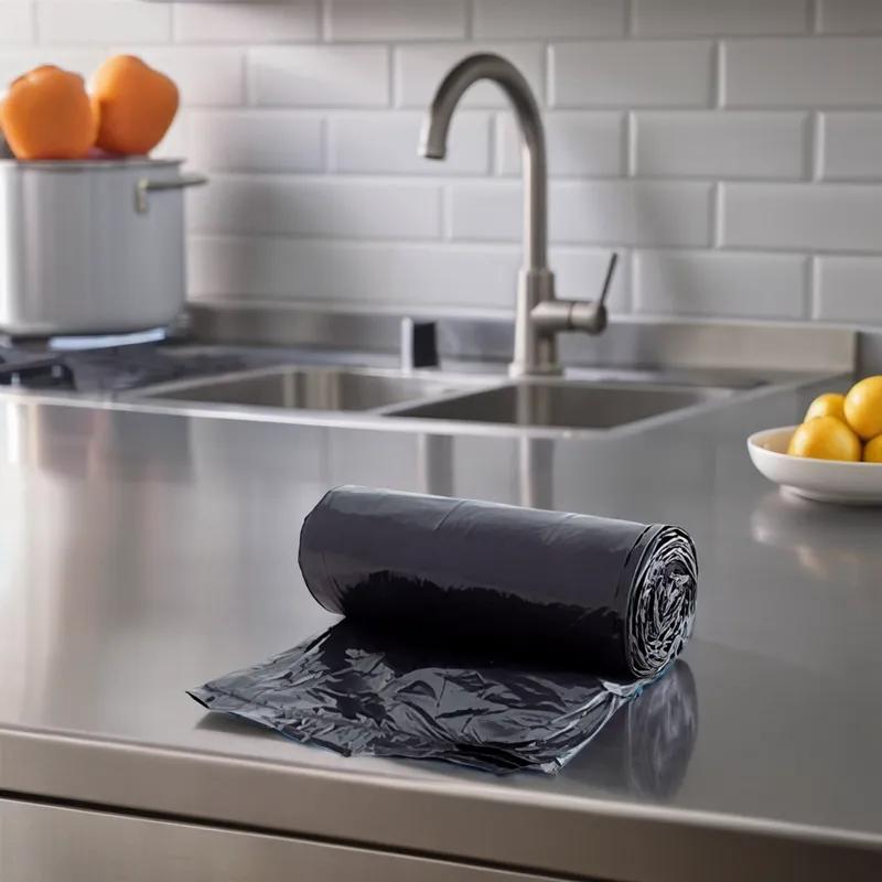 Can Liner 38X60 IN Black LDPE 1.5MIL 100/Case