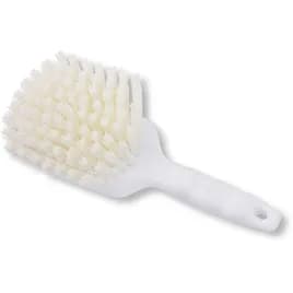 Scrub Brush 8 IN PP White Short Handle Color Coded 6 Count/Case