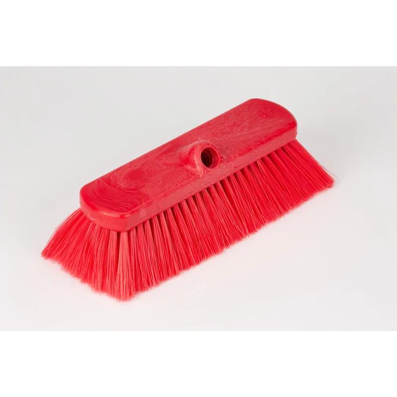 Sparta® Flo-Thru Wall & Equipment Brush 10X2.50X4 IN PP Red Color Coded 1/Each