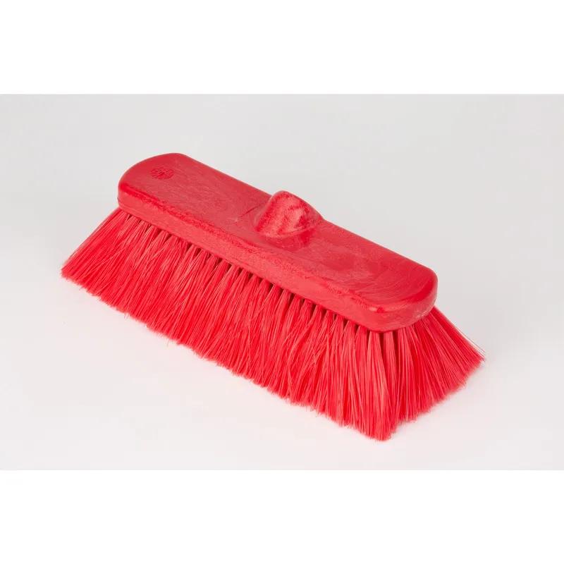Sparta® Flo-Thru Wall & Equipment Brush 10X2.50X4 IN PP Red Color Coded 1/Each