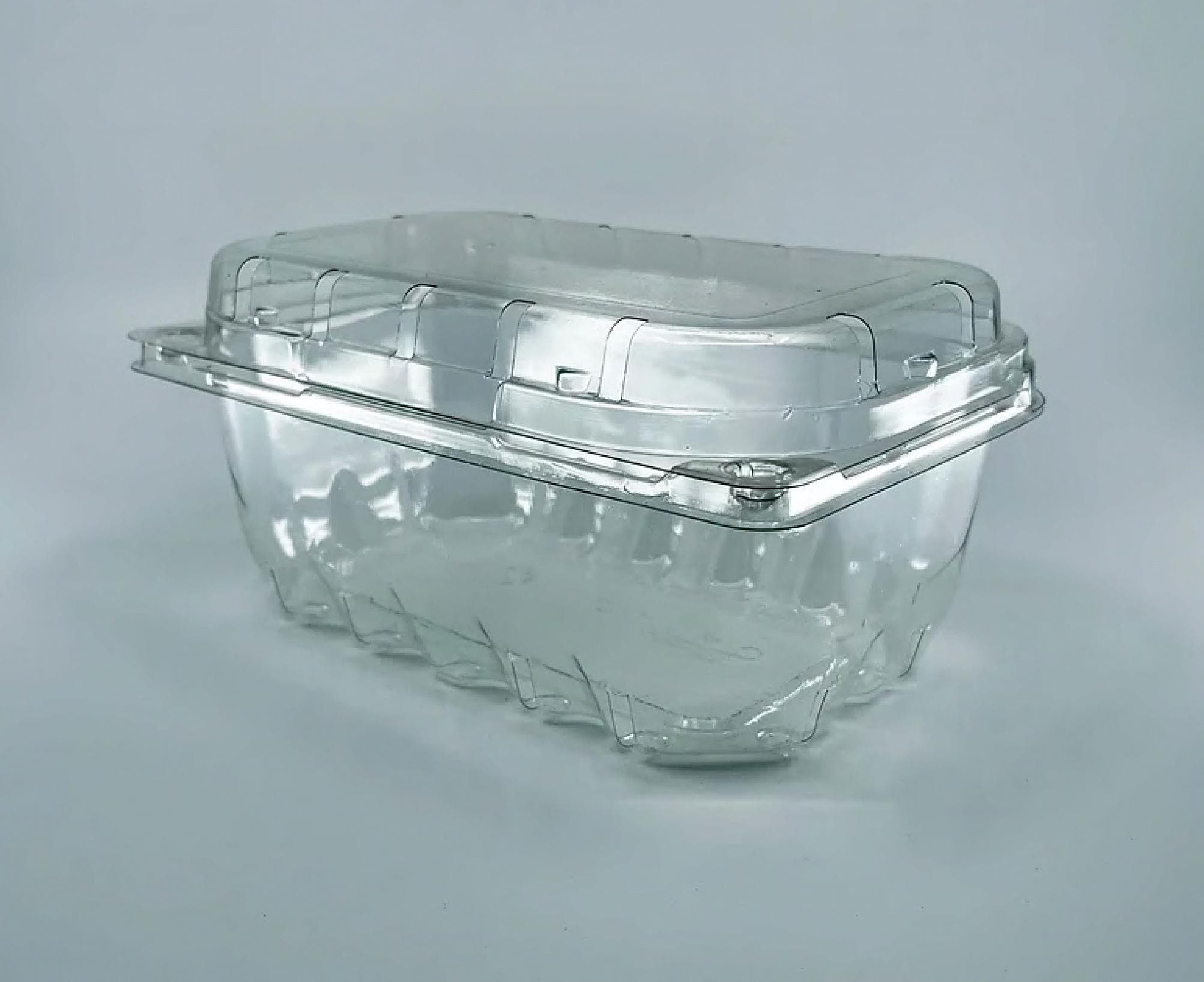 Take-Out Container Hinged With Flat Lid 7.25X4.6875X3.375 IN 1# 500 Count/Case 24 Cases/Pallet
