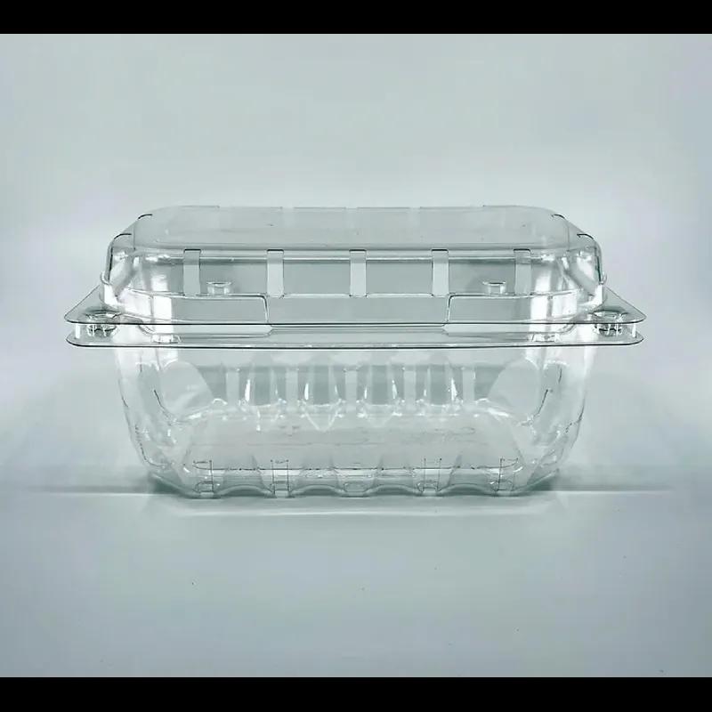 Take-Out Container Hinged With Flat Lid 7.25X4.6875X3.375 IN 1# 500 Count/Case 24 Cases/Pallet