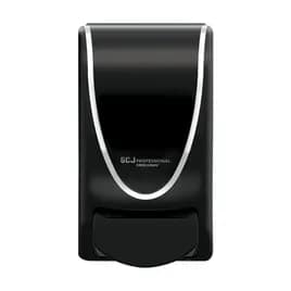 Proline Hand Soap Dispenser 1 L Black Plastic With Chrome Trim 1/Each