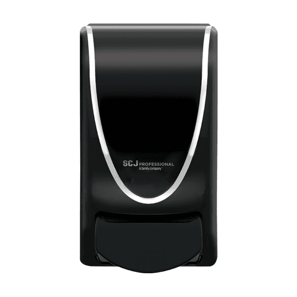 Proline Hand Soap Dispenser 1 L Black Plastic With Chrome Trim 1/Each
