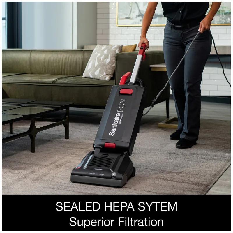 Sanitaire® QuietClean® EON® Upright Vacuum Bag 11.5X30X15 IN 4.1 QT 12IN 10 amp With 40FT Cord HEPA Filter 1/Each