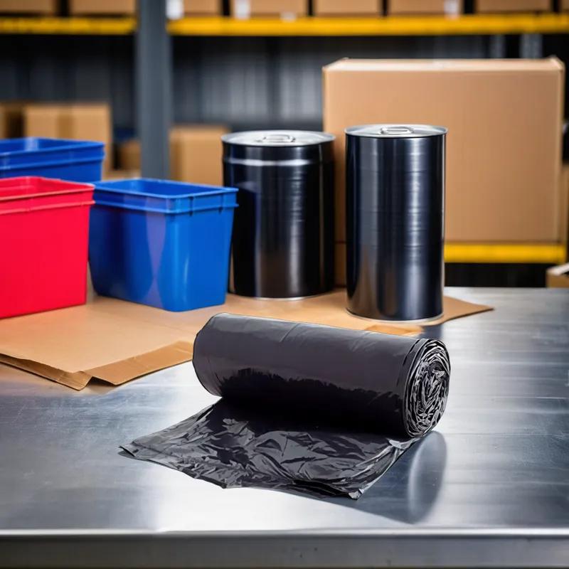 Can Liner 40X48 IN Black 22MIC 150/Case