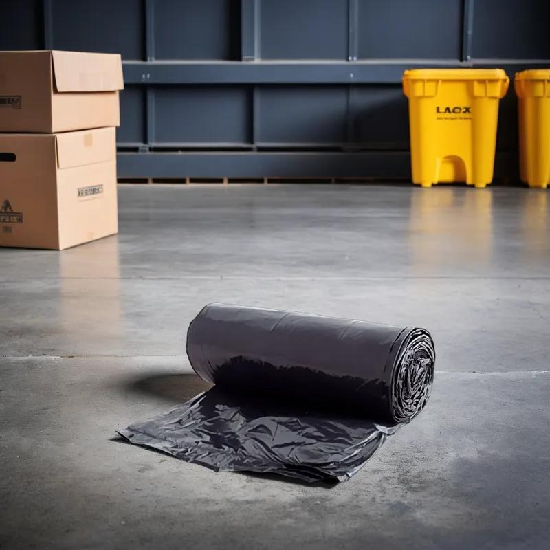 Can Liner 43X48 IN Black 22MIC 150/Case