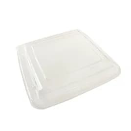 Victoria Bay Lid Dome 9X9 IN PET Clear Square For 80 OZ Container 75 Count/Box 4 Box/Case