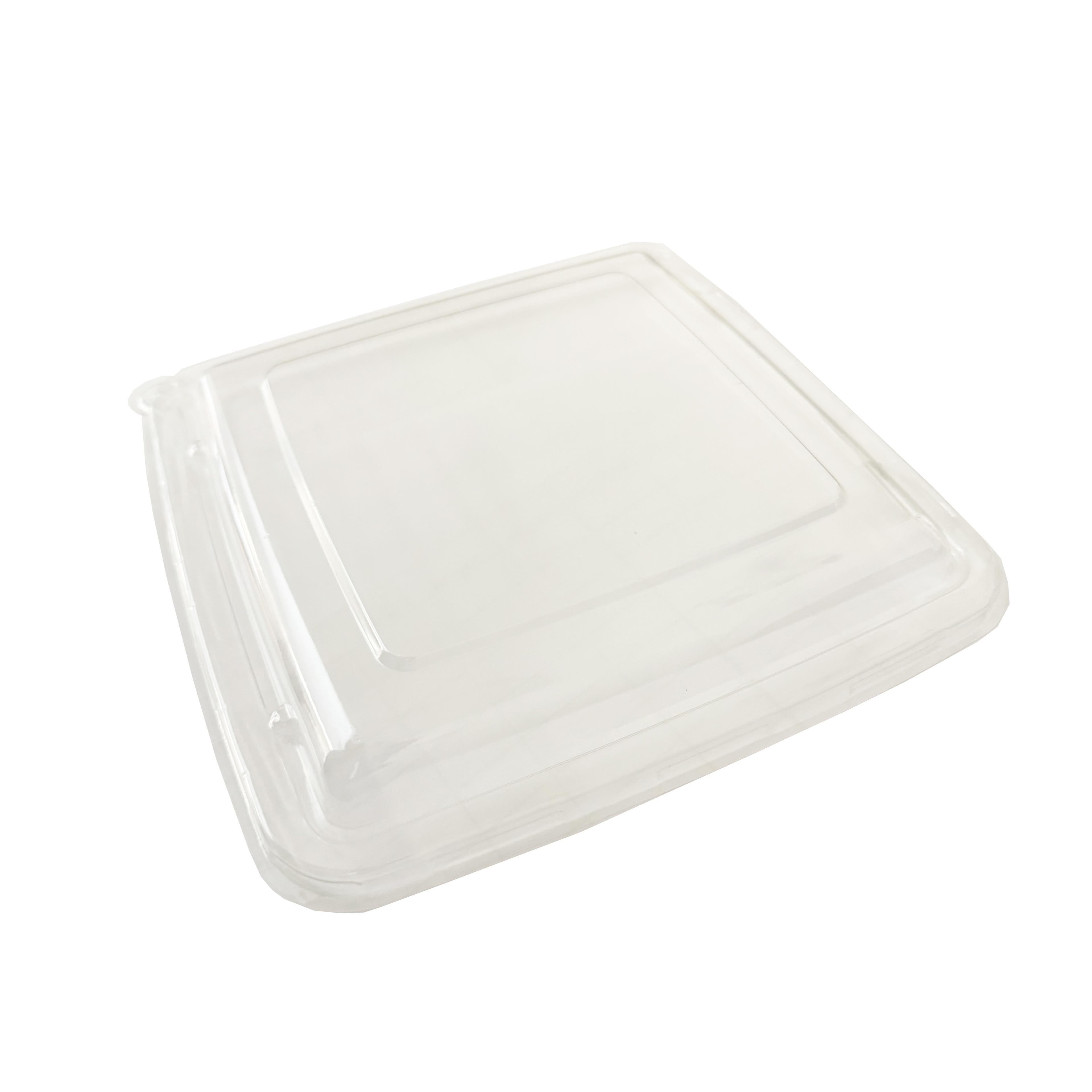 Victoria Bay Lid Dome 9X9 IN PET Clear Square For 80 OZ Container 75 Count/Box 4 Box/Case