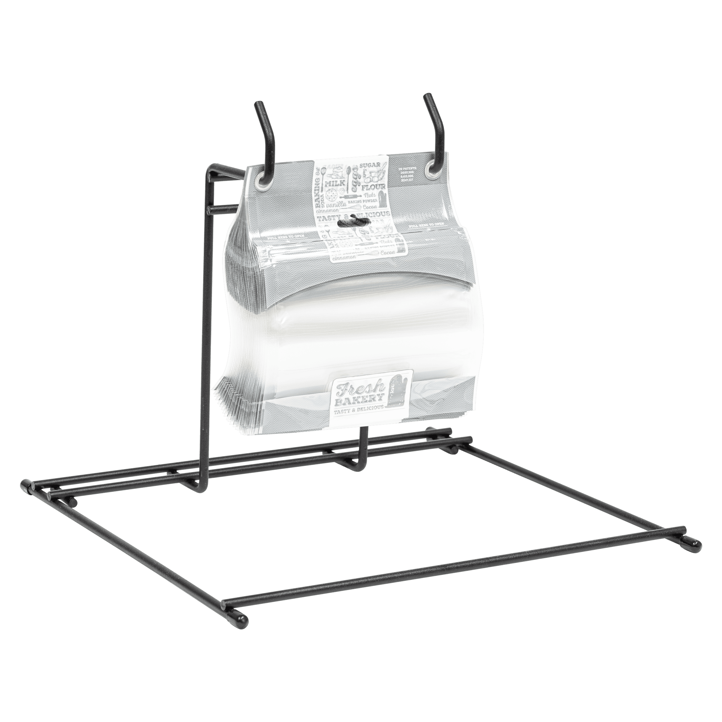 Cookie Bag Small (SM) Clear With Zipper Closure Hang Tab Header 500/Case