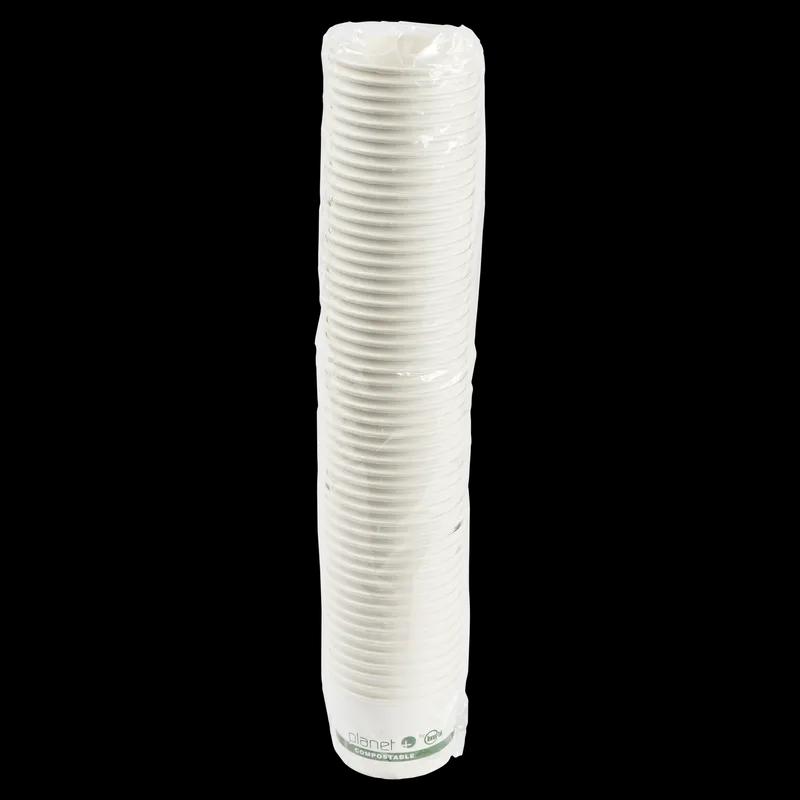 Planet+® Food Container 8 OZ SBS Paperboard PLA White Laminated 1000/Case