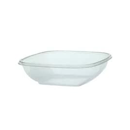 Victoria Bay Bowl Medium (MED) 48 OZ PET Clear Square 75 Count/Pack 4 Packs/Case 300 Count/Case