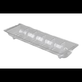 Macaron Tray 8.125X2.625X1.1875 IN 6 Compartment Clear 1.125X2.125X.875 IN Cavity 100/Case