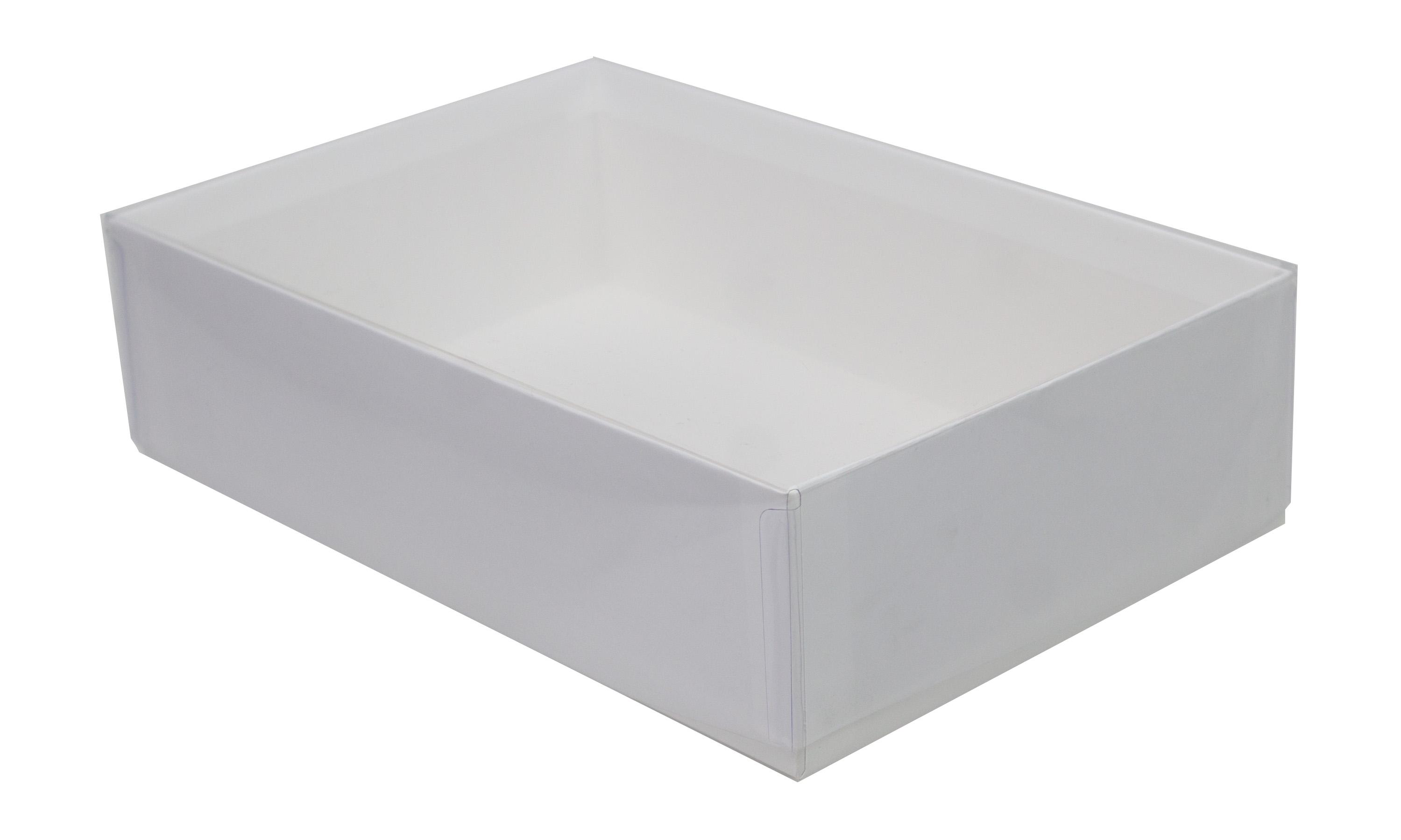 VIEWit Macaron Candy Box 8.125X5.25X2.8125 IN Paperboard White Krome 50/Case