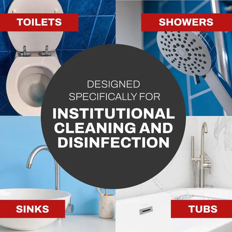 EZ Care Fruity Floral Toilet Bowl Cleaner One-Step Disinfectant 32 FLOZ Neutral RTU 12/Case