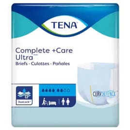 TENA® Complete + Care Underwear Medium (MED) Brief Moderate Absorbency 72/Case