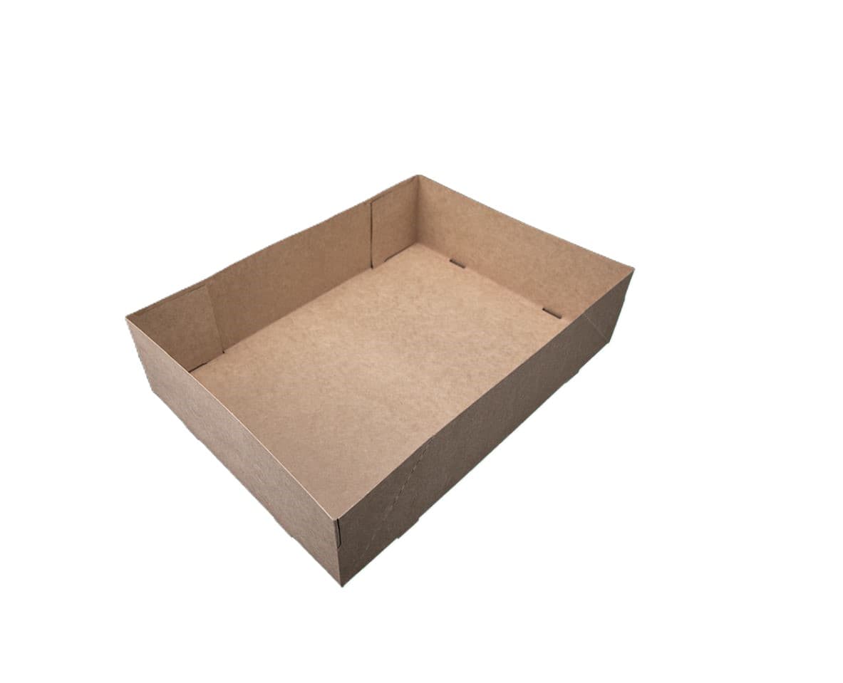 #2 Donut Tray 13.5X9.875X3.375 IN Paperboard Kraft Automatic 150/Case