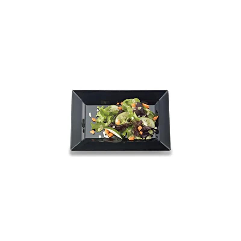 Salad Plate 10X6.5 IN Black Rectangle 120/Case