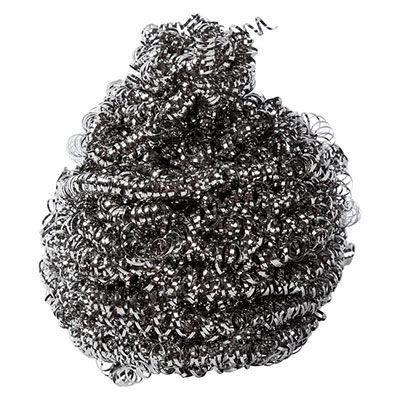 Scrubbing Sponge Stainless Steel Fiber 12 Count/Box 6 Box/Case