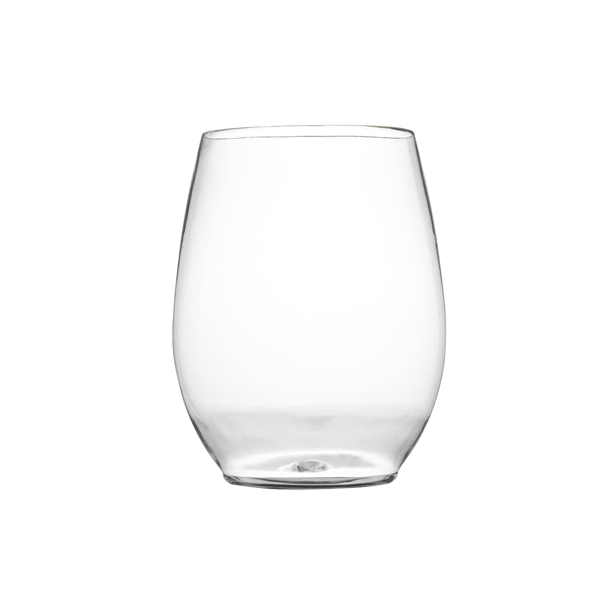 Renaissance Cup Goblet Stemless Wine 12 OZ Plastic Clear 64/Case