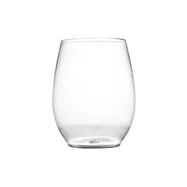 Renaissance Cup Goblet Stemless Wine 12 OZ Plastic Clear 64/Case