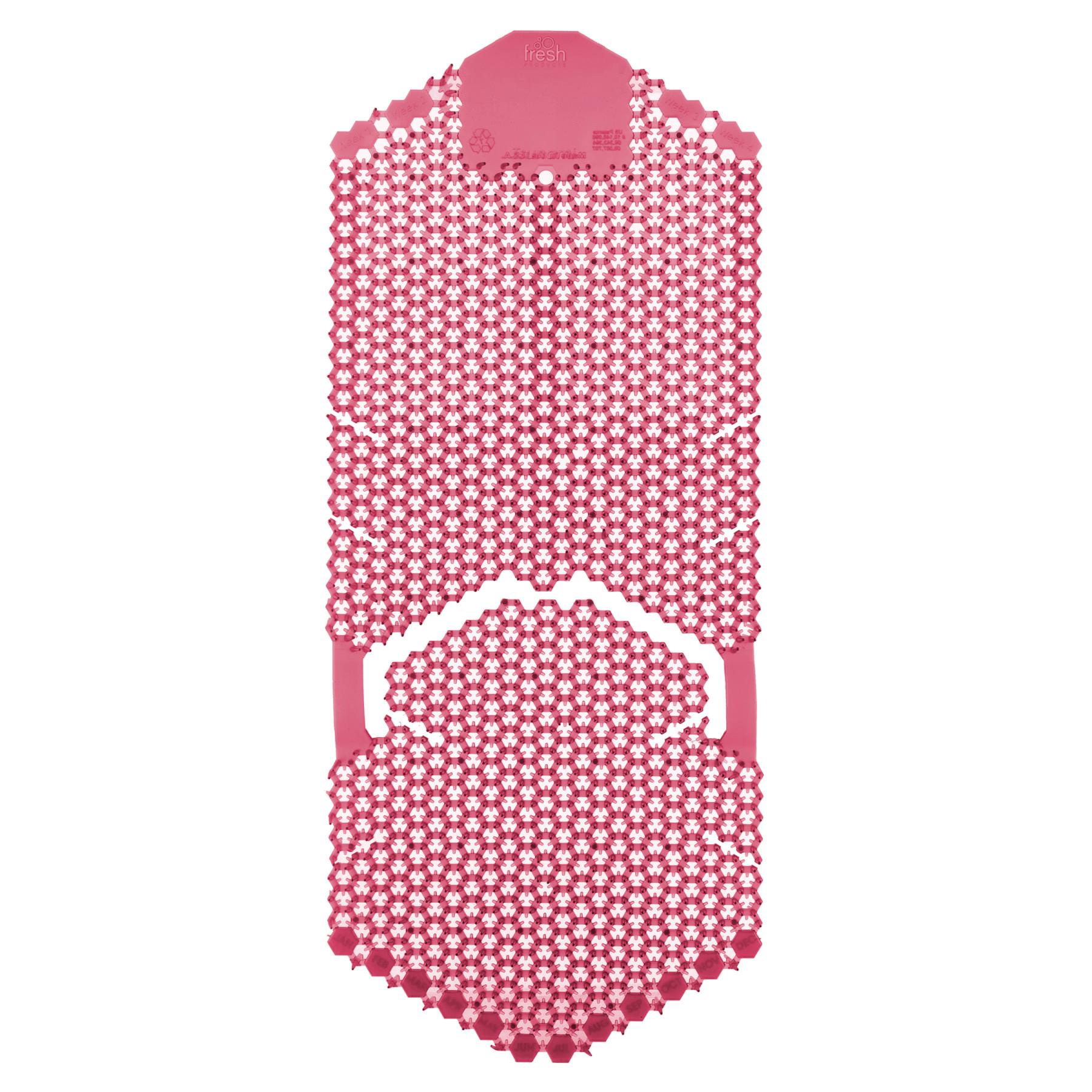 Tsunami Urinal Screen Spiced Apple Red EVA 15.5X6.5X0.875 IN 6/Case