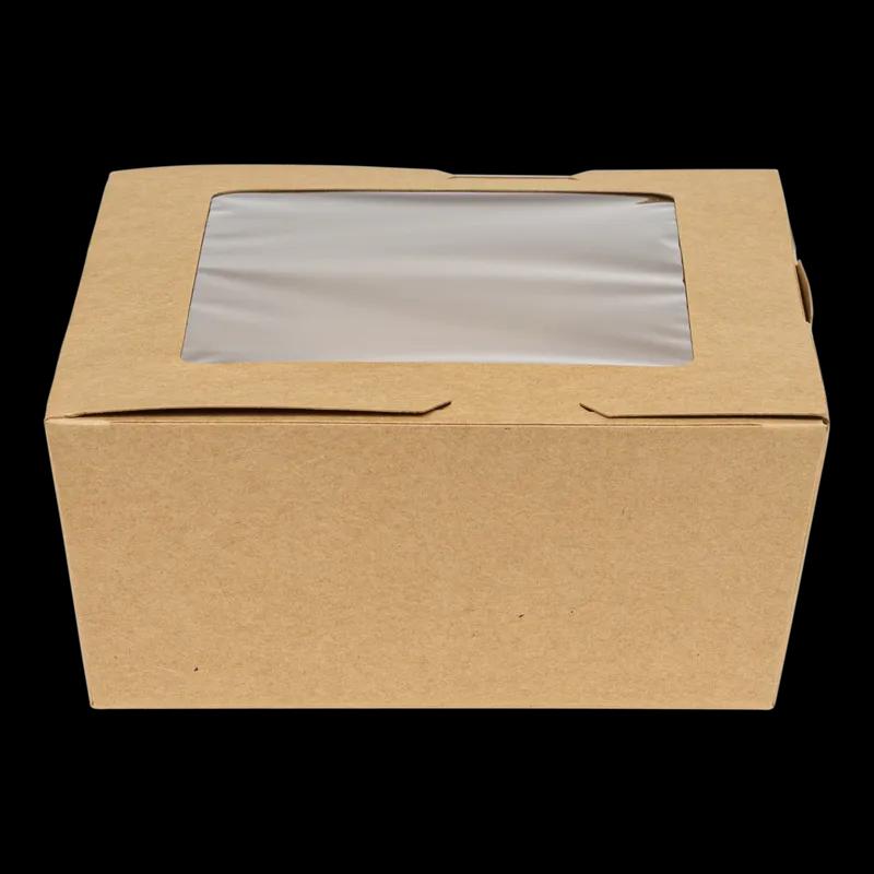 INNOBOX EDGE™ #3 Take-Out Box Kraft With Window Leak Resistant 160/Case
