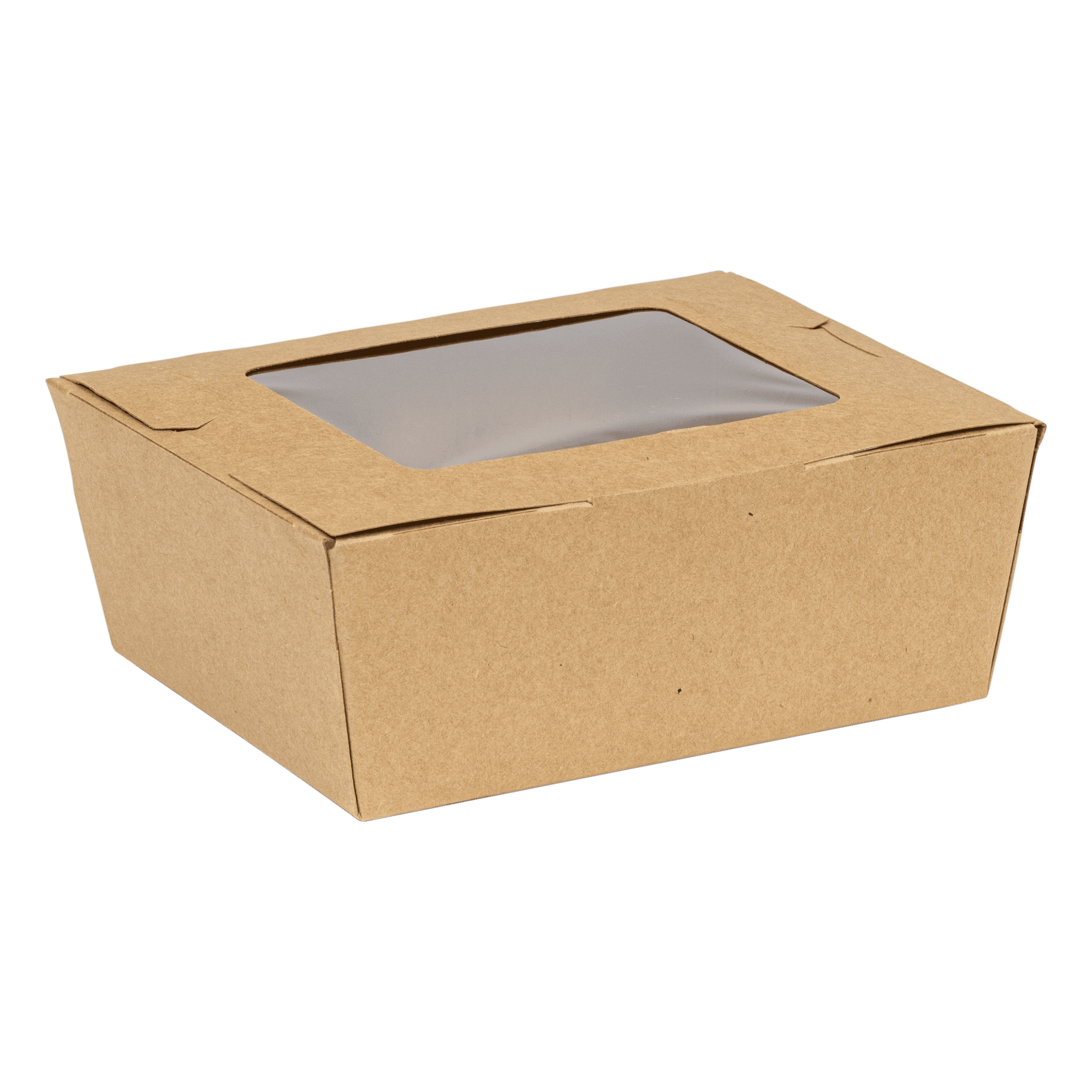 INNOBOX EDGE™ #8 Take-Out Box Kraft With Window Leak Resistant 240/Case