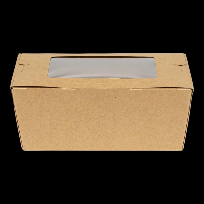 INNOBOX EDGE™ #8 Take-Out Box Kraft With Window Leak Resistant 240/Case