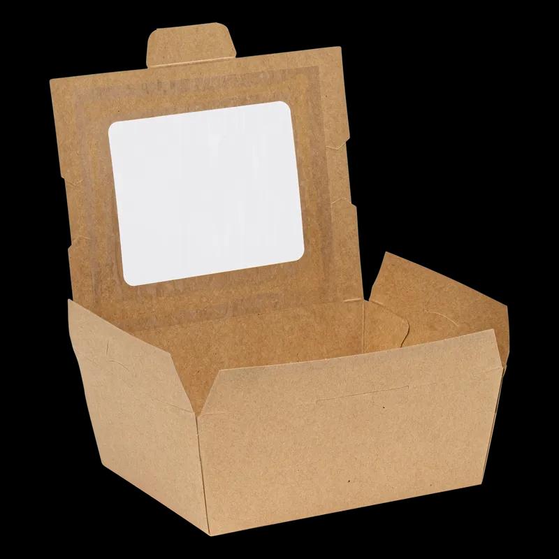 INNOBOX EDGE™ #8 Take-Out Box Kraft With Window Leak Resistant 240/Case