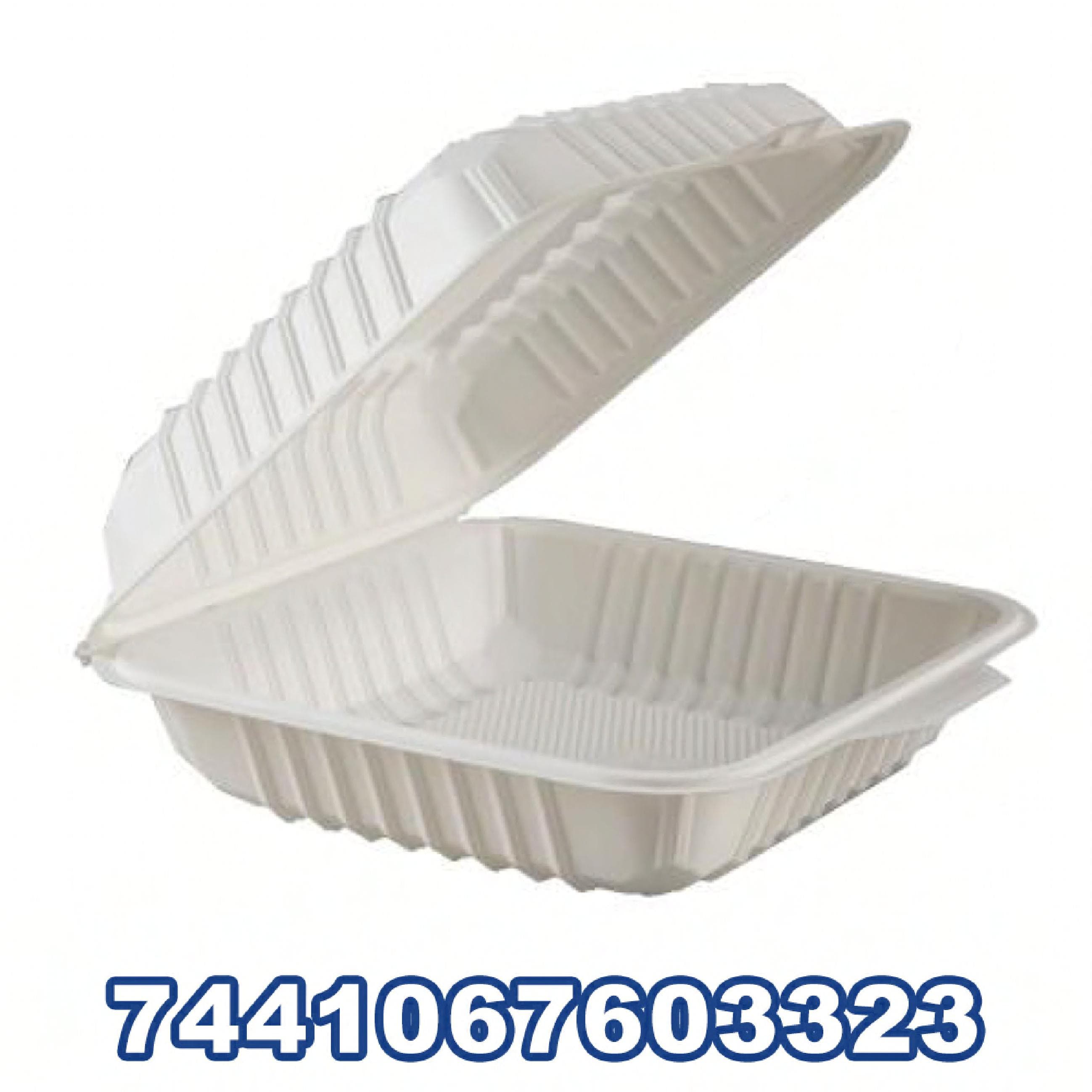 Take-Out Container Hinged 8X8 IN 200/Case