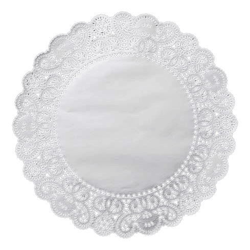 Doily 8 IN Lace Round 500/Box