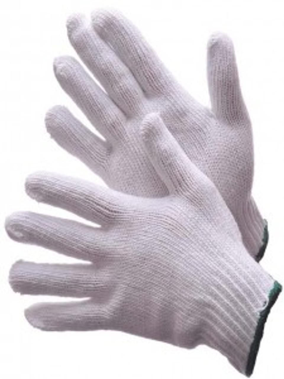 Gloves Medium (MED) White 600g Medium Duty String Knit 12/Dozen