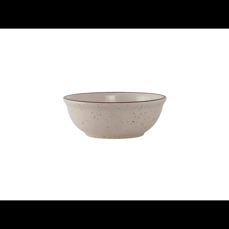 Bahamas Nappie Bowl 13 OZ China Brown Round Speckled Fully Vitrified 36/Case