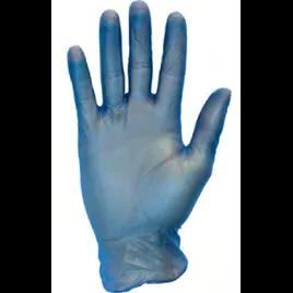 Gloves Medium (MED) Blue Vinyl Powdered 1000/Case