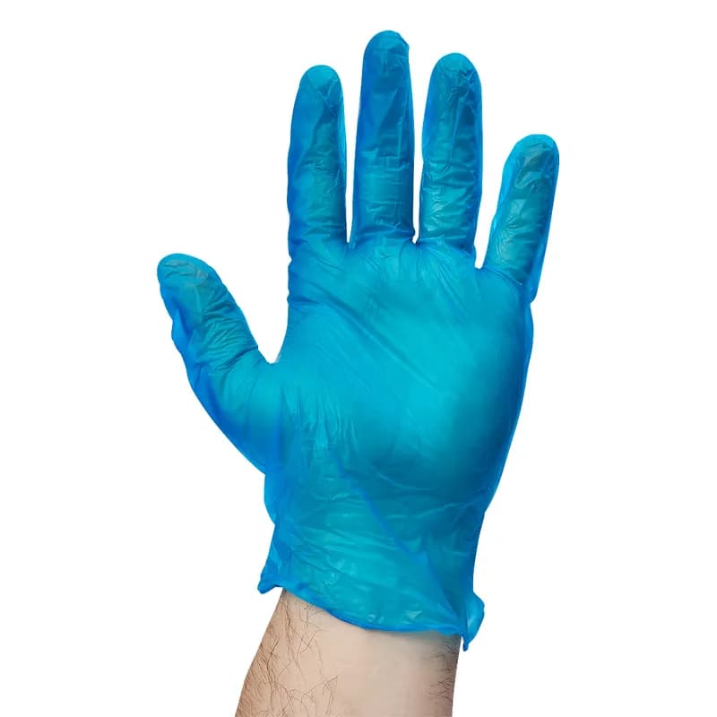 Victoria Bay Gloves XL Blue Vinyl Powdered 1000/Case
