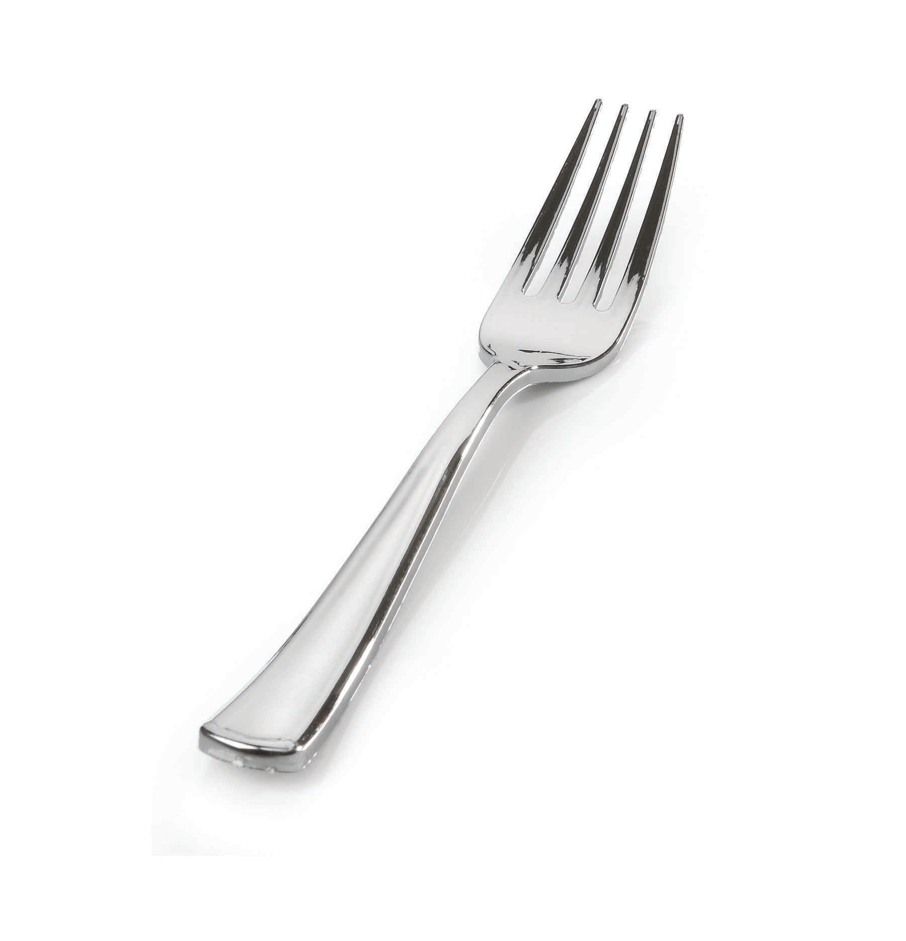 Fork 7 IN Plastic Silver 600/Case