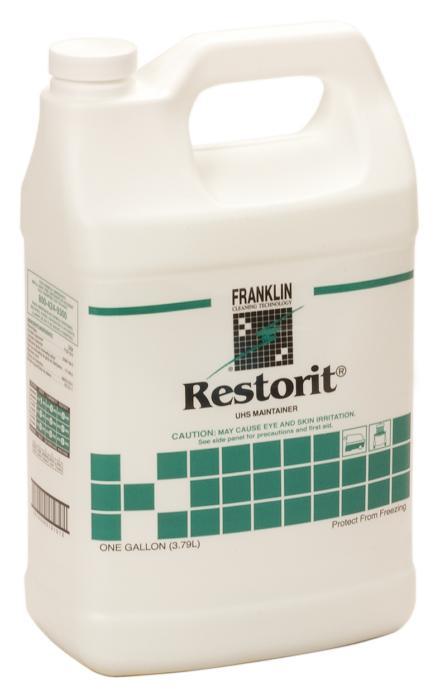 Fuller Restorit® Polymeric Floor Maintainer Spray Buff 1 GAL Ultra High Speed (UHS) Mop-On Application 4/Case