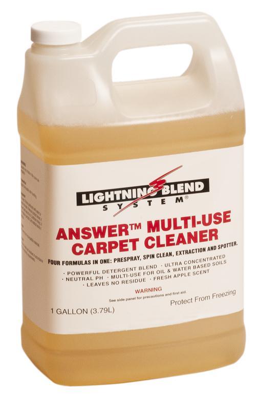 Fuller Lightning Blend #21 Answer™ Fresh Apple Carpet Cleaner Spot Remover 1 GAL Multi-Use 4/Case