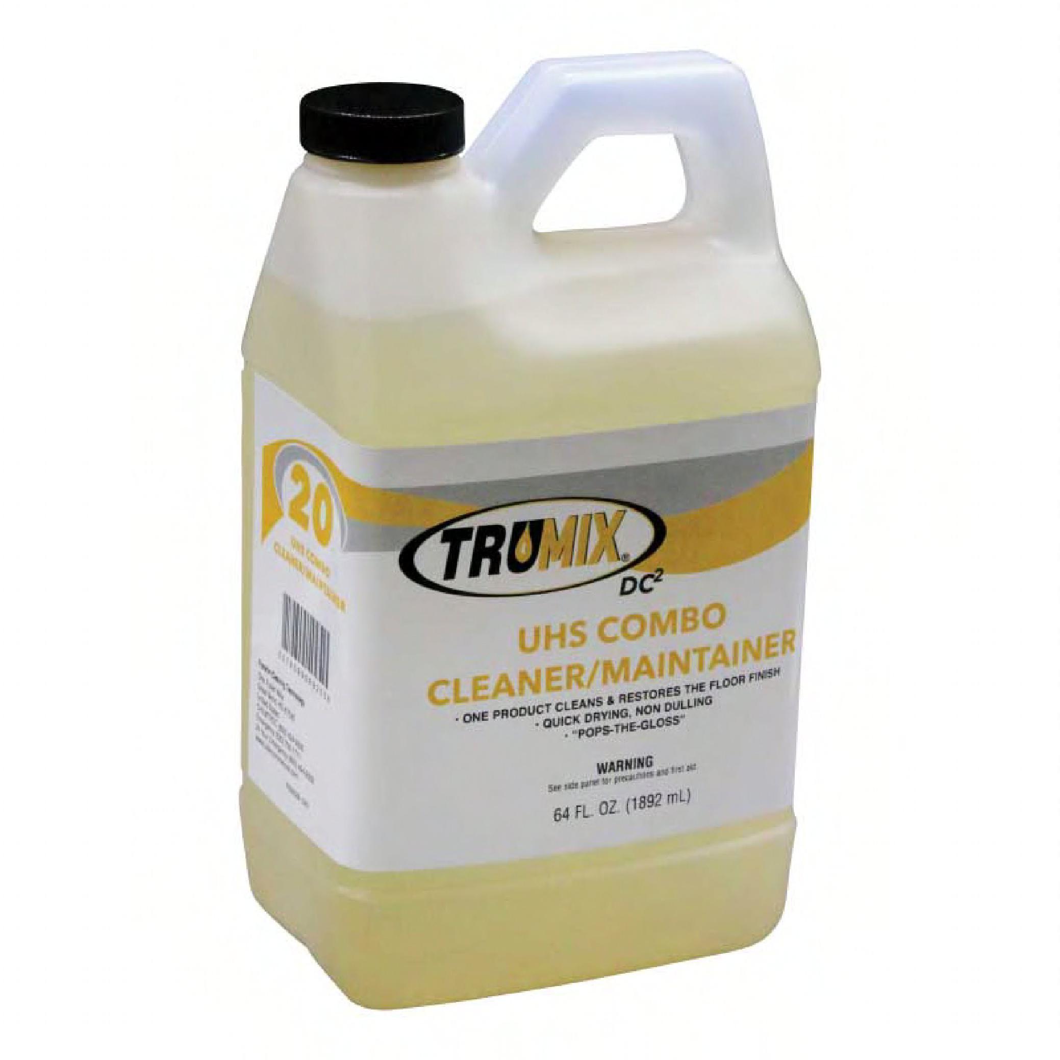 Fuller TRUMIX® DC2 #20 UHS COMBO Citrus Scent Cleaner & Maintainer 64 OZ Daily 4/Case