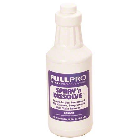 Fuller Spray 'N Dissolve Soap Scum Remover Stain Remover 32 OZ RTU 20% Phosphoric Acid 12/Case