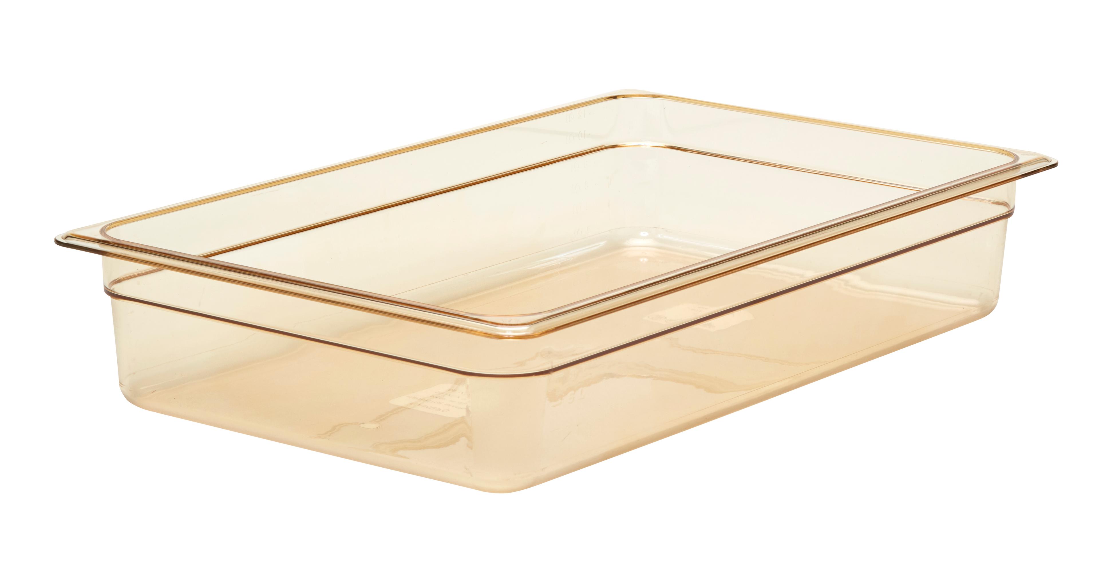 H-Pan® Food Pan Full Size 4 IN Amber 1/Each