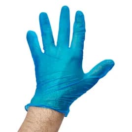 Victoria Bay General Purpose Gloves XXL Blue Vinyl Disposable Powder-Free 100 Count/Box 10 Box/Case 1000 Count/Case