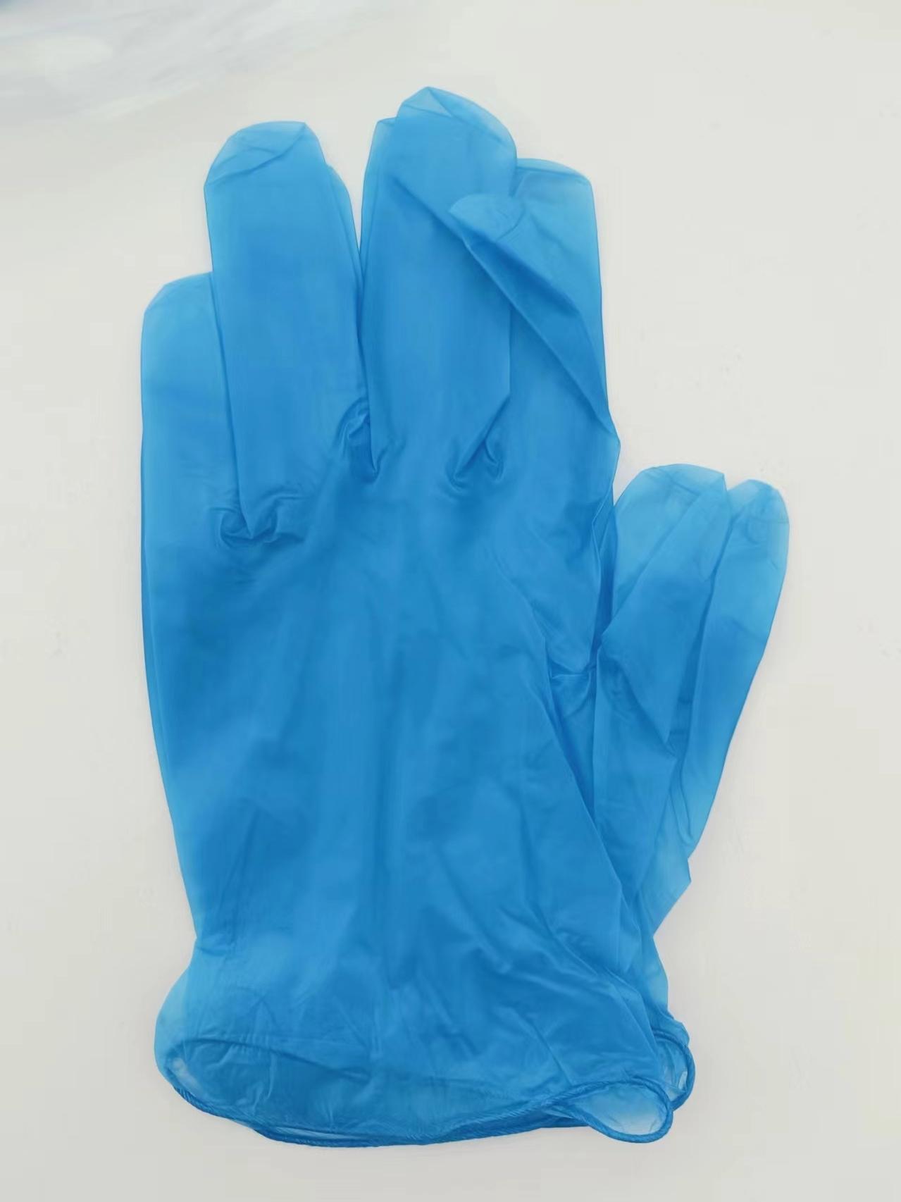 Victoria Bay General Purpose Gloves XXL Blue Vinyl Disposable Powder-Free 100 Count/Box 10 Box/Case 1000 Count/Case