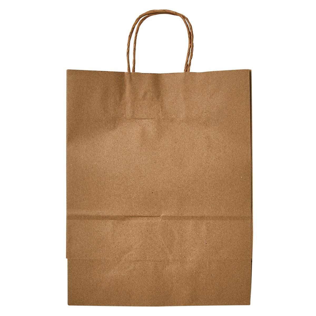 Victoria Bay Shopper Bag 10X5X13 IN Paper #81 Kraft Gusset 250/Case