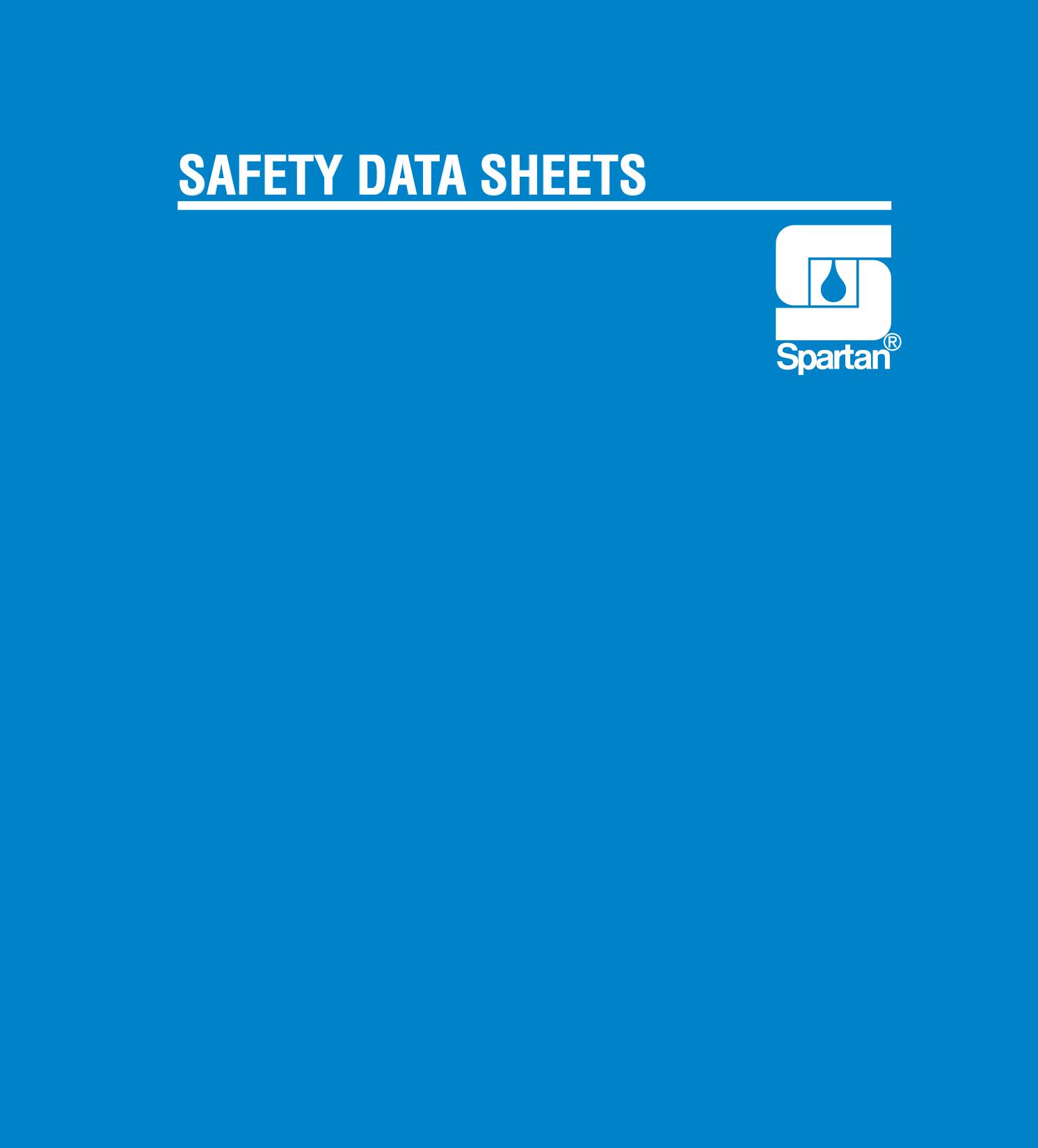 Spartan SDS Book Empty 1/Each