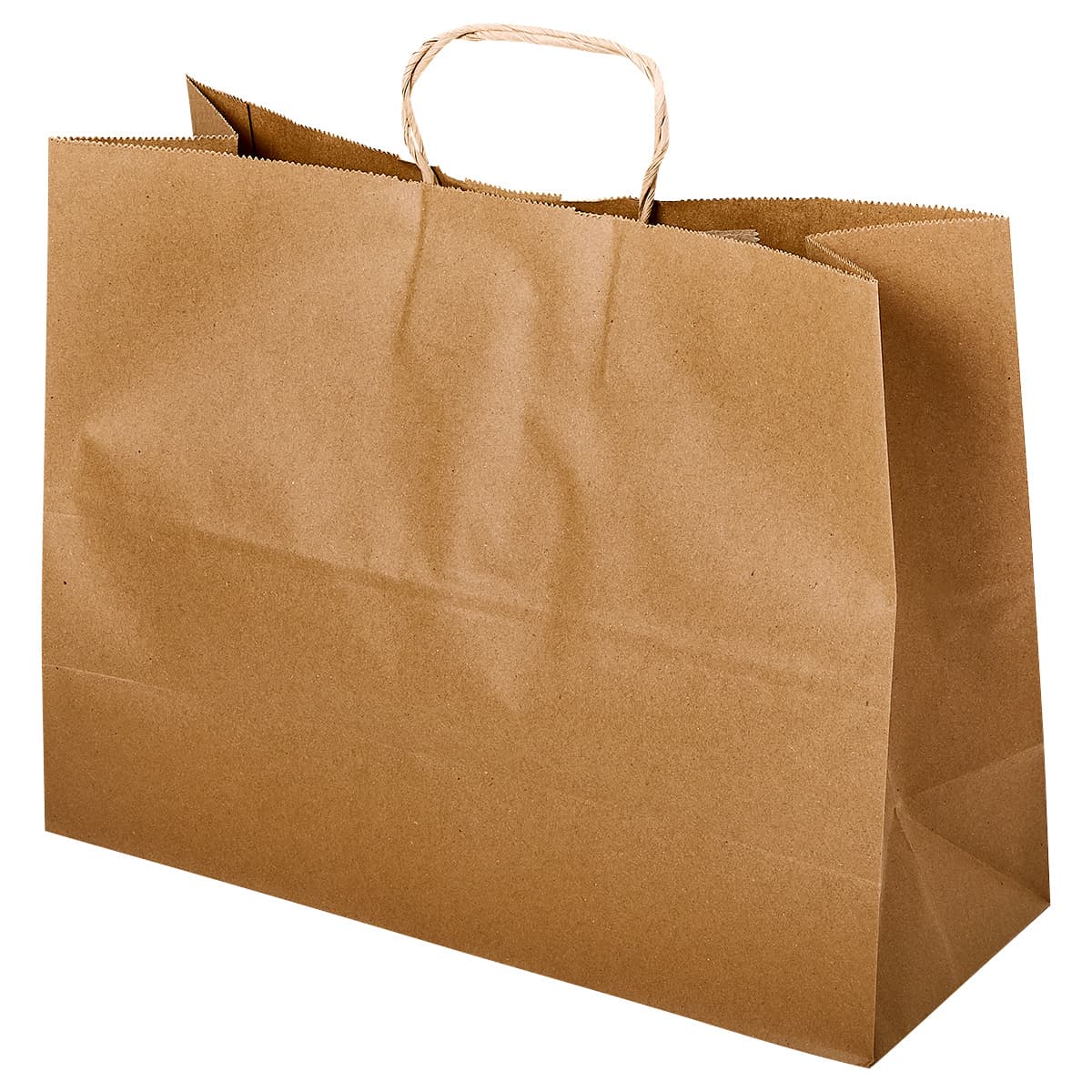 Victoria Bay Shopper Bag 16X6X12 IN Paper Kraft Gusset 250/Case